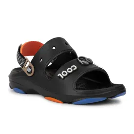A-HA Casual Black Sandal For Mens ZQ-HXM-03 By Liberty