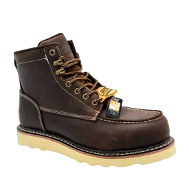 AdTec Men Rancho - Men's 6" Moc-Toe Work Boot With Composite Safety Toe