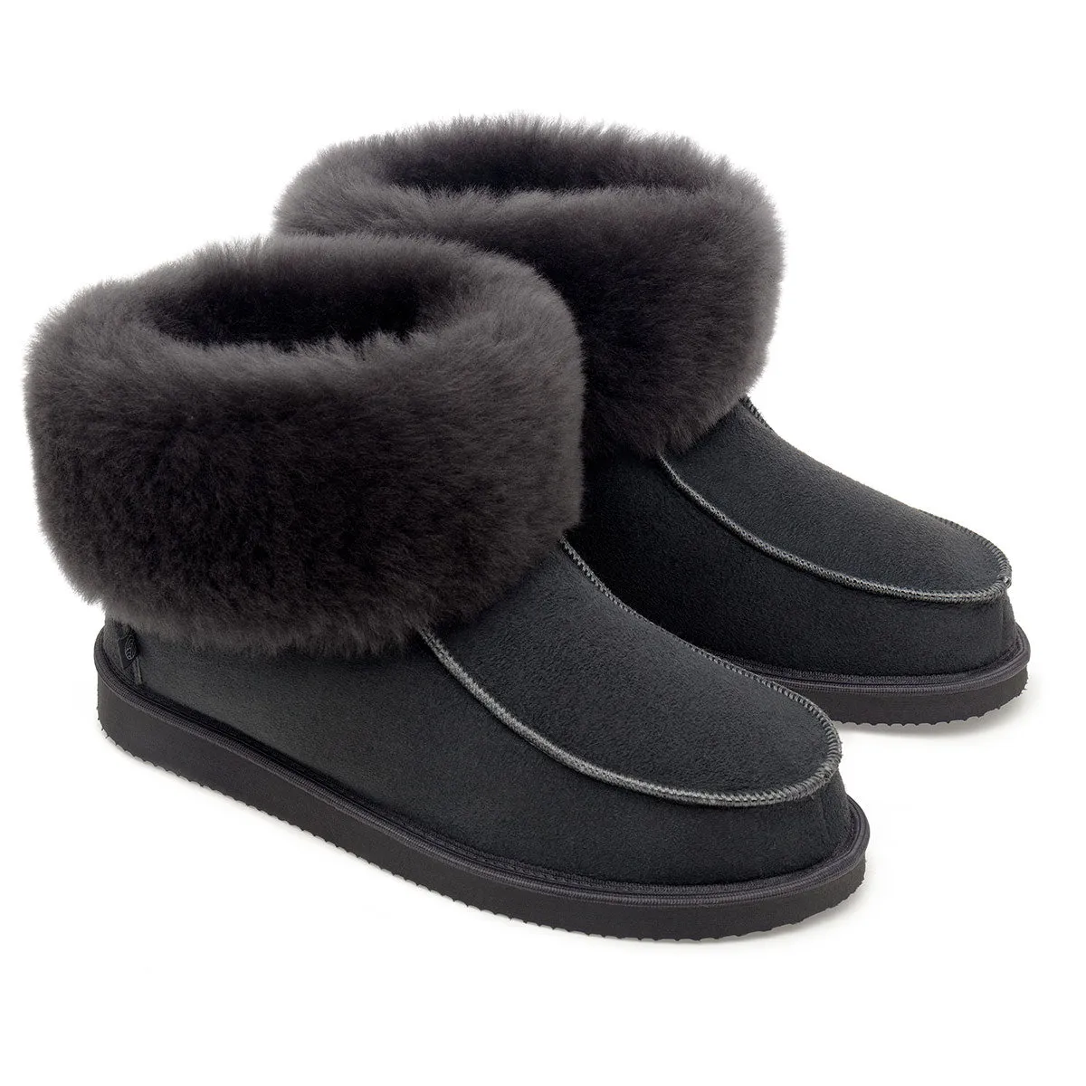 Aesop Sheepskin Slippers - Graphite