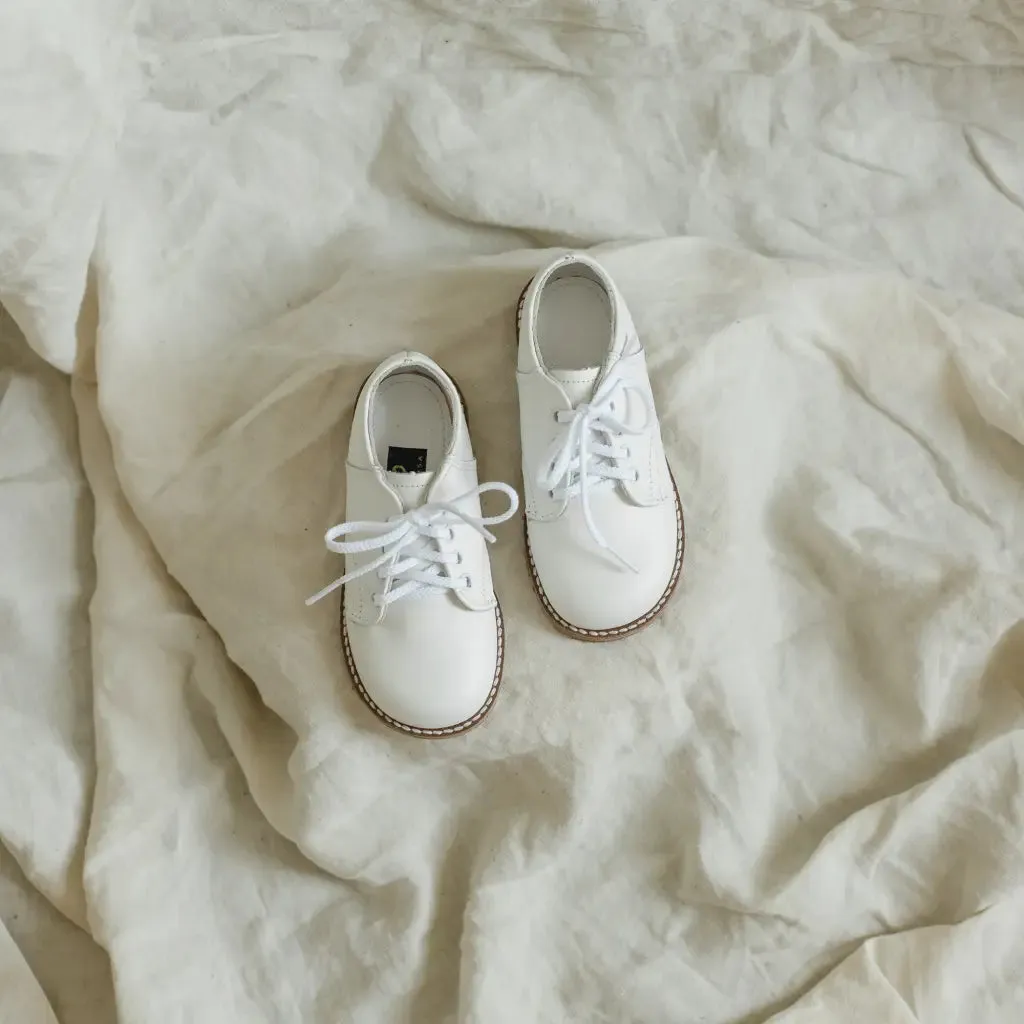 Albert Saddle - White/White