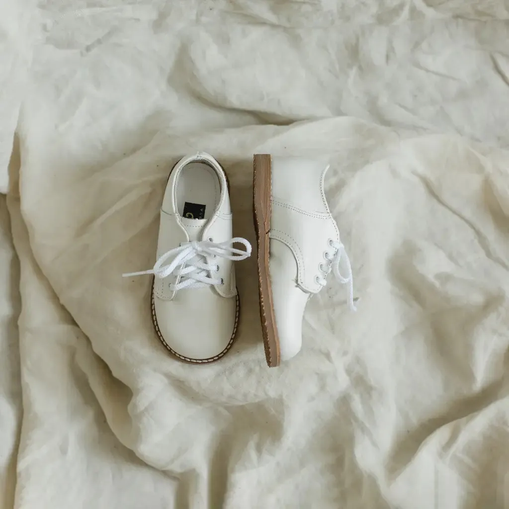 Albert Saddle - White/White