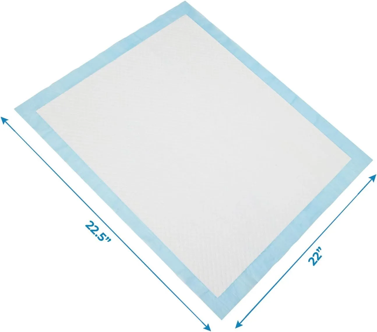 Best Pet Supplies Puppy Pads - Disposable, Dog Training Potty, Super Absorbent Baby Blue Puppy Pee Pads for Dogs (100 Count)