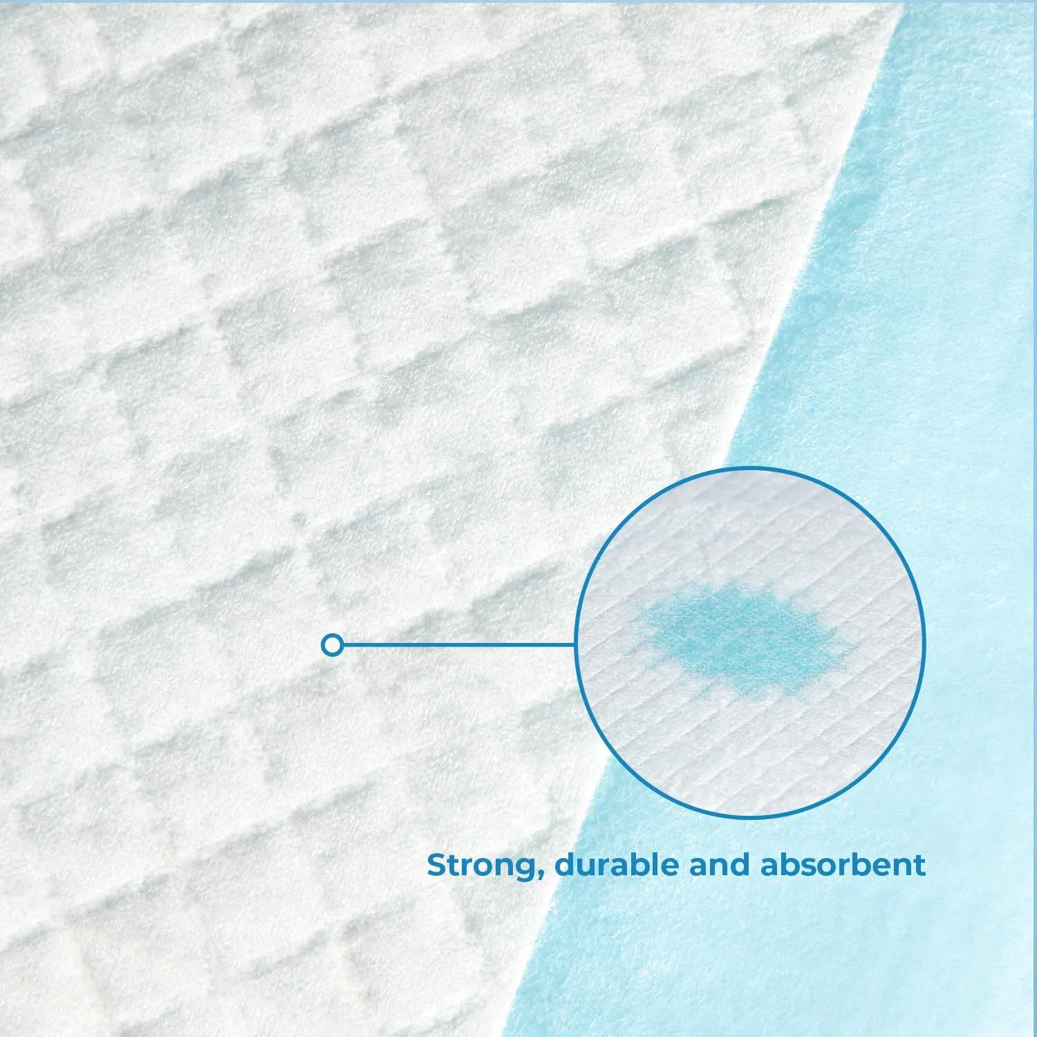 Best Pet Supplies Puppy Pads - Disposable, Dog Training Potty, Super Absorbent Baby Blue Puppy Pee Pads for Dogs (100 Count)