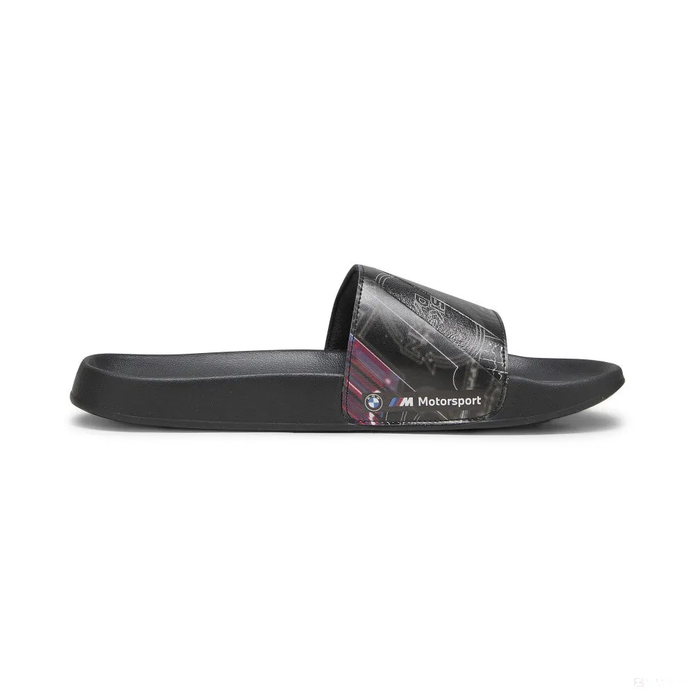 BMW MMS slippers, Puma, Ledcar 2.0 graphic, black
