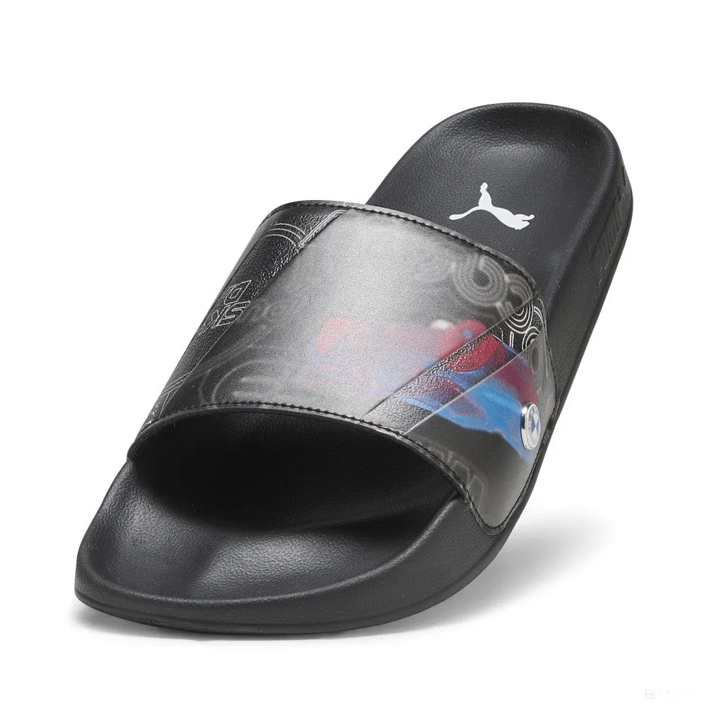 BMW MMS slippers, Puma, Ledcar 2.0 graphic, black