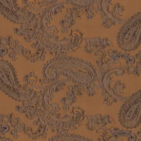 Bronze Paisley Poly/Viscose Lining
