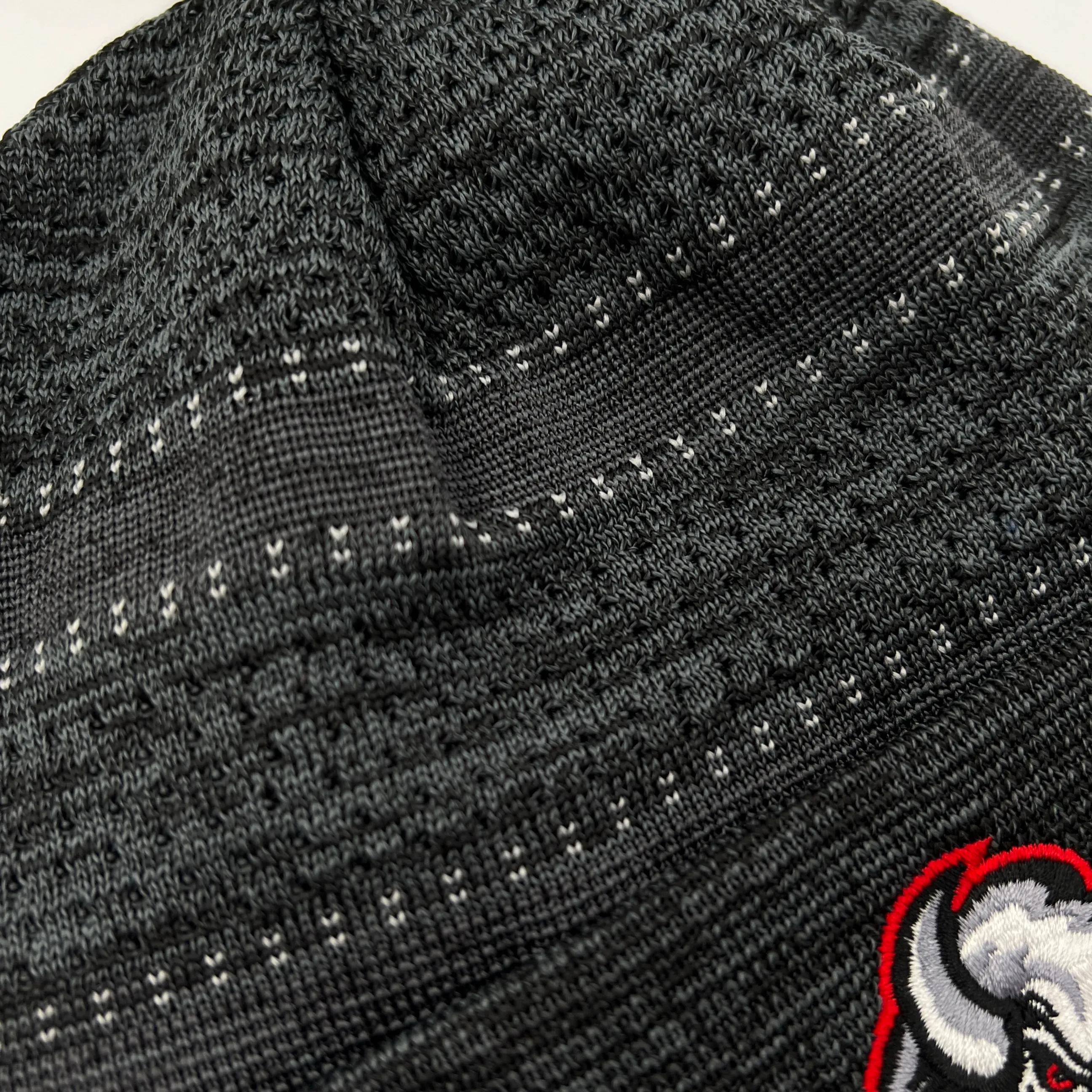 Buffalo Sabres Black Mesh Embroidered Goat Head Winter Beanie