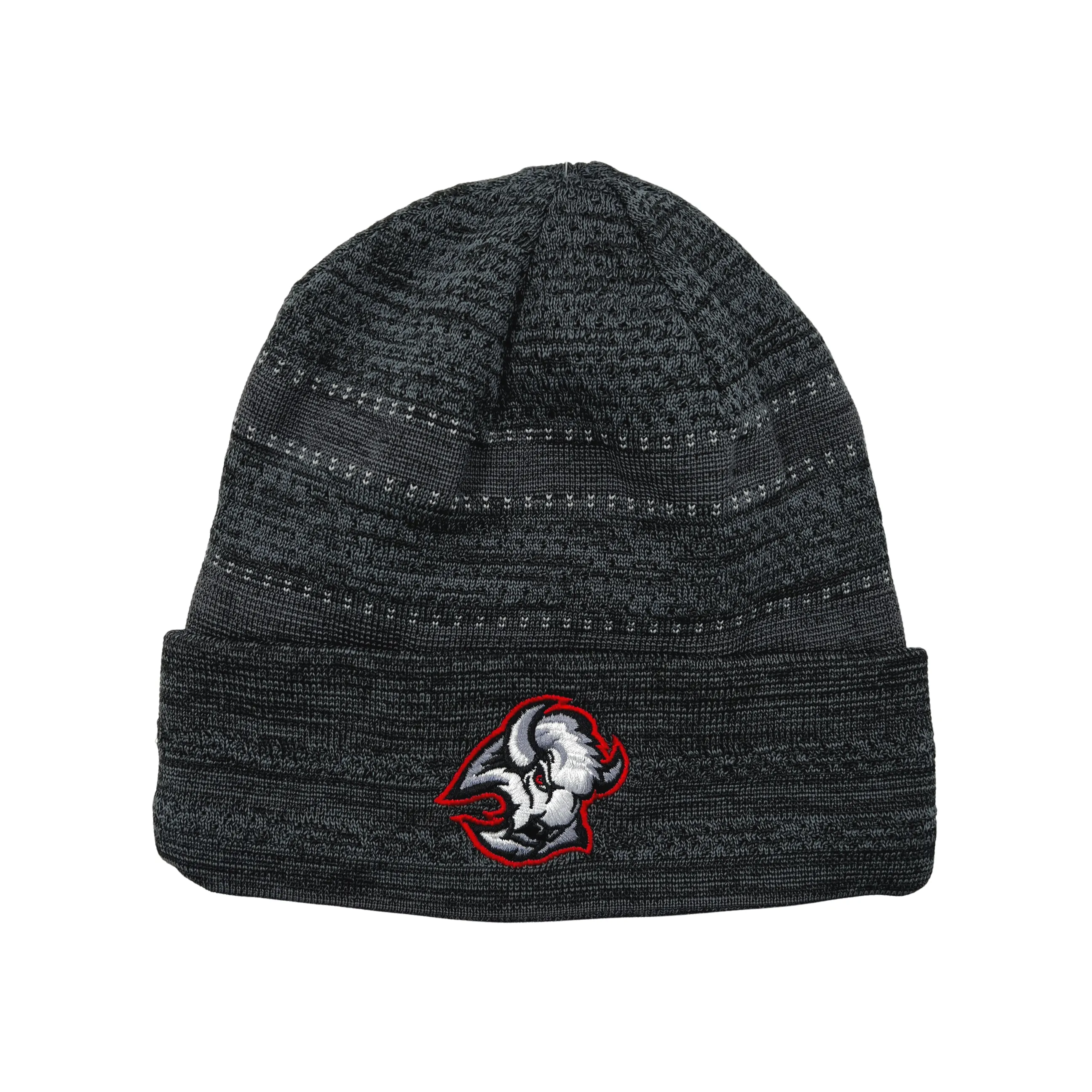 Buffalo Sabres Black Mesh Embroidered Goat Head Winter Beanie