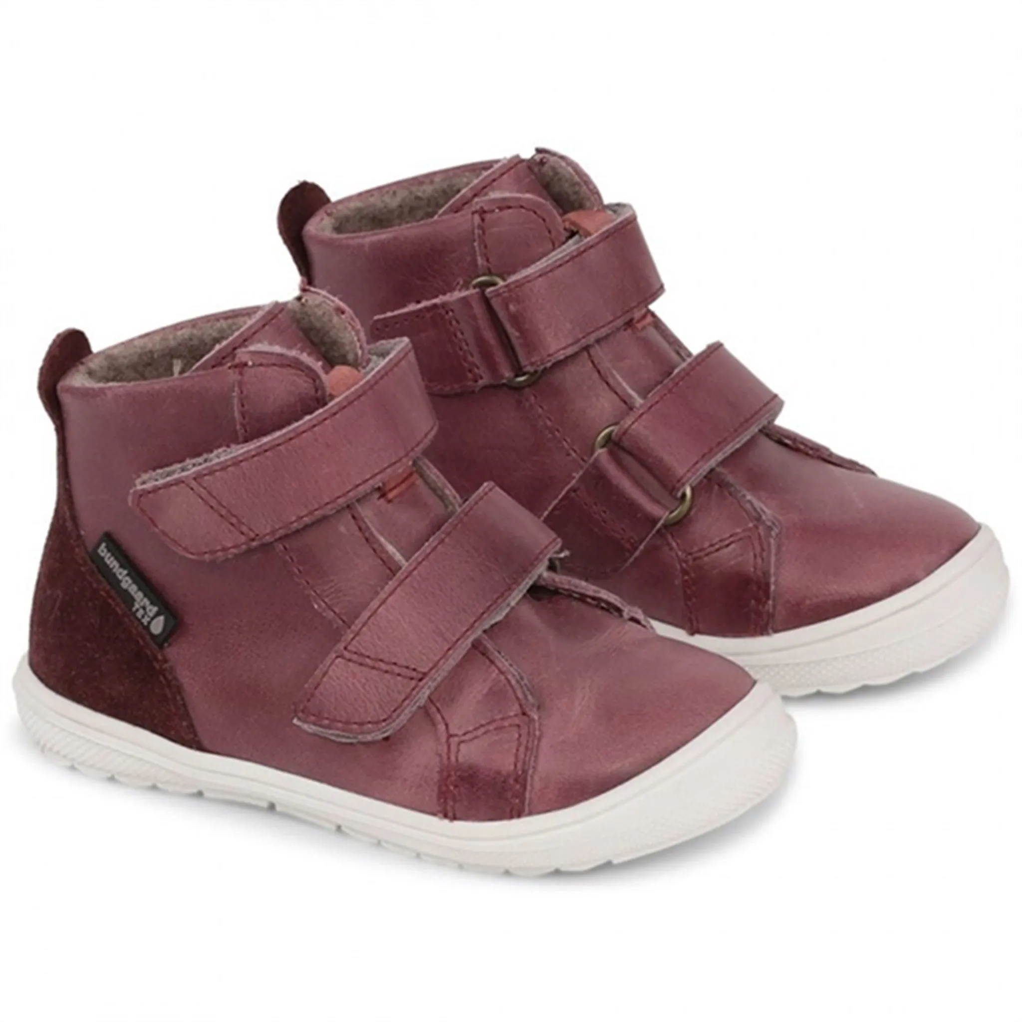 Storm Strap Tex Shoe in Dark Rose by Bundgaard for Women.