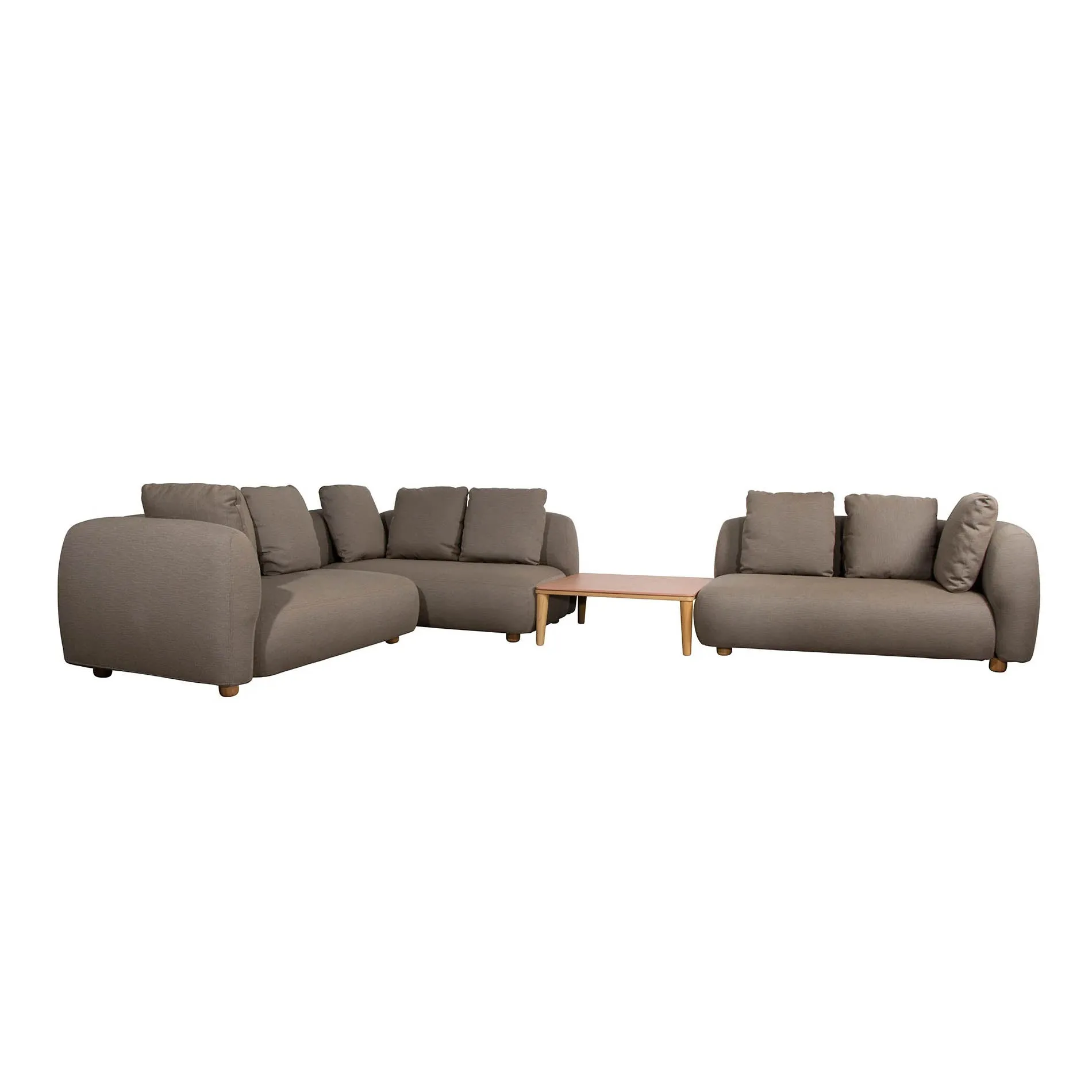 Capture Outdoor Corner Sofa with Table & Chaise Lounge