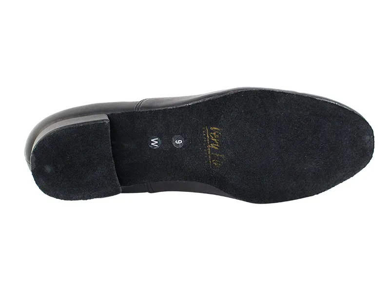Classic Series Black Leather Ballroom Shoe- Wide Width