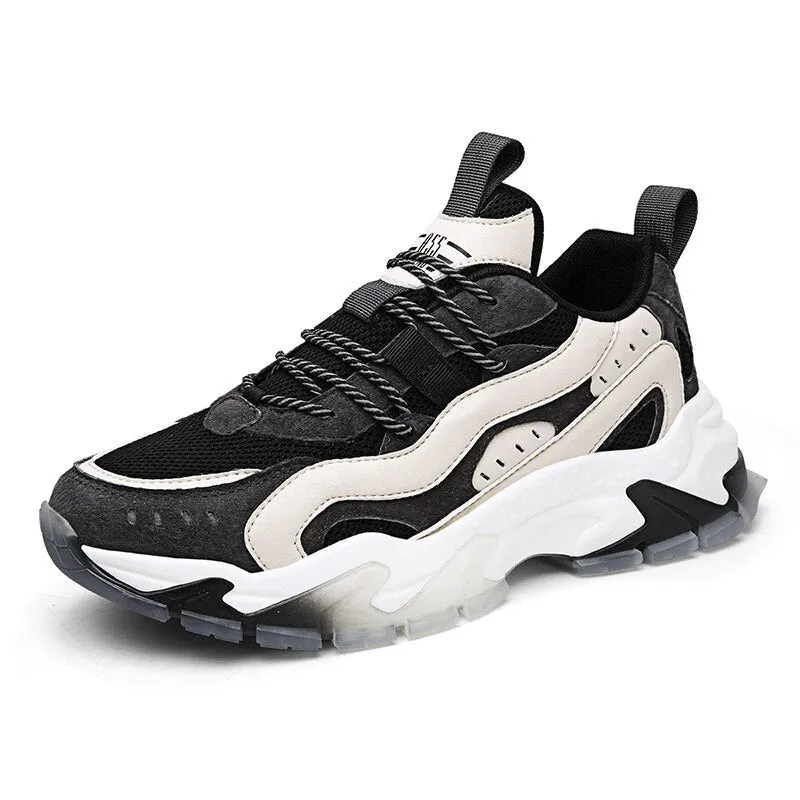 Colorful Fashion Men's Sneakers Original Mens Casual Sneakers  Breathable Platform Shoes Jelly Sole Shoes zapatillas hombre