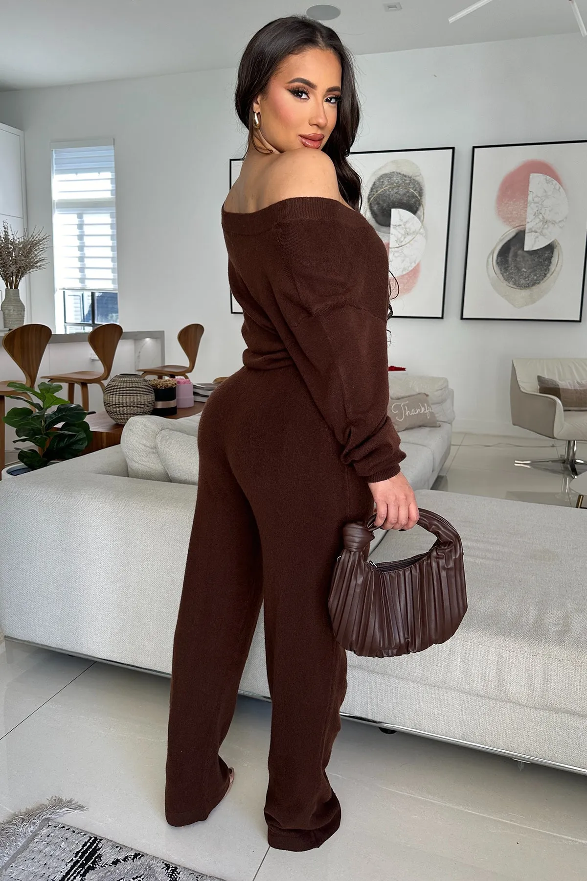 COZY AND SWEET PANT SET