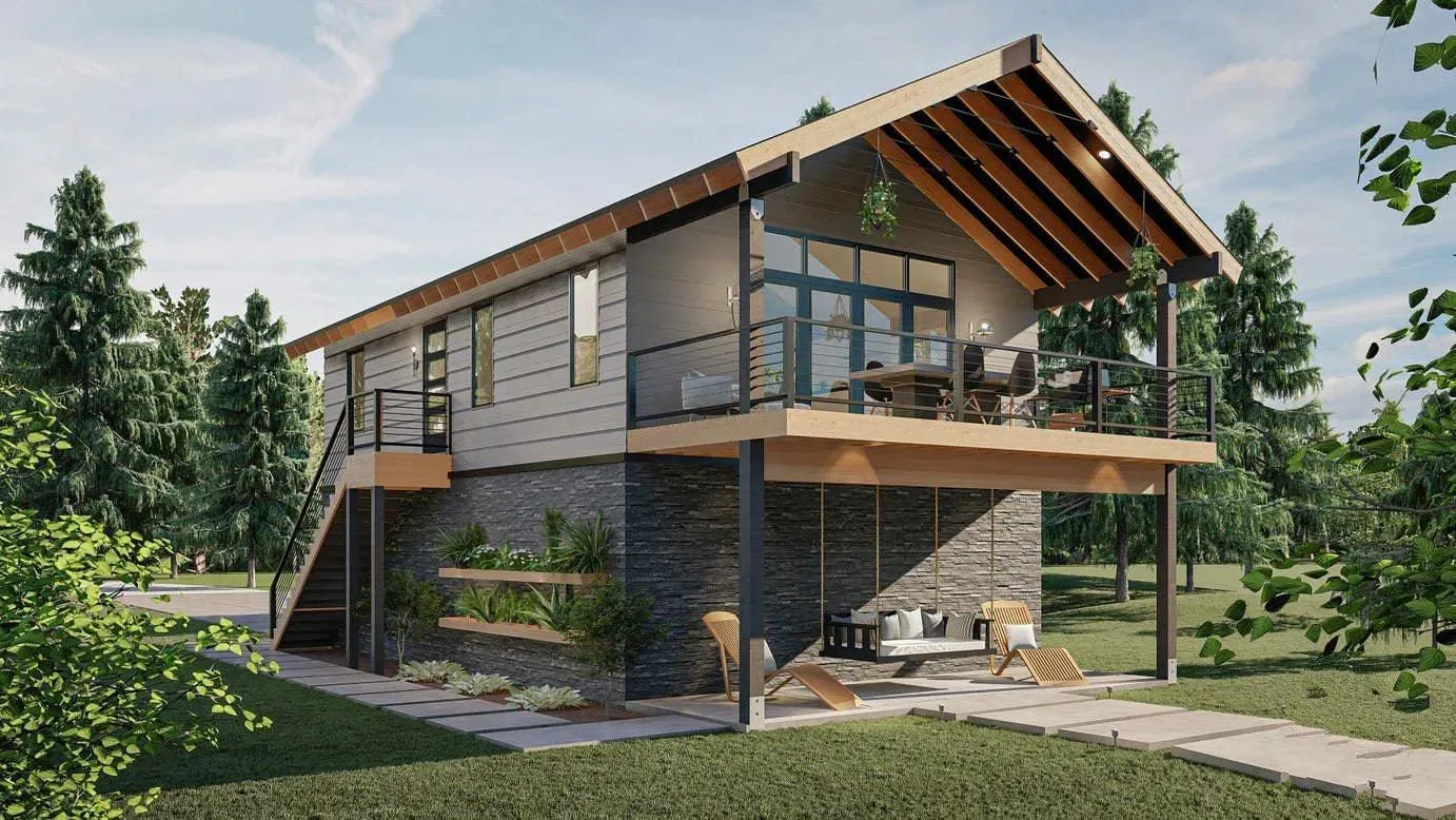 Cozy Two-Bedroom House Plan