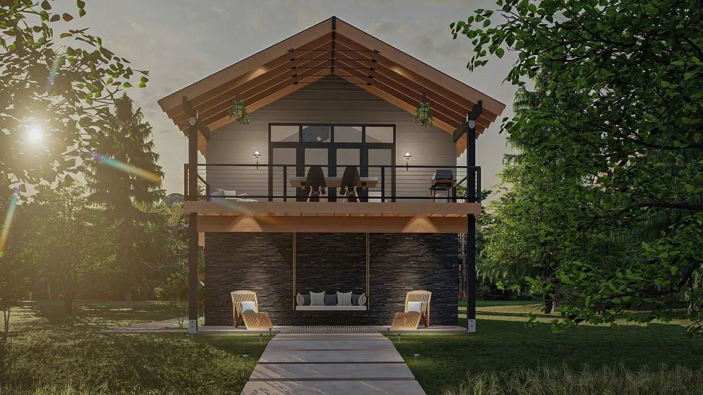 Cozy Two-Bedroom House Plan