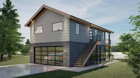Cozy Two-Bedroom House Plan