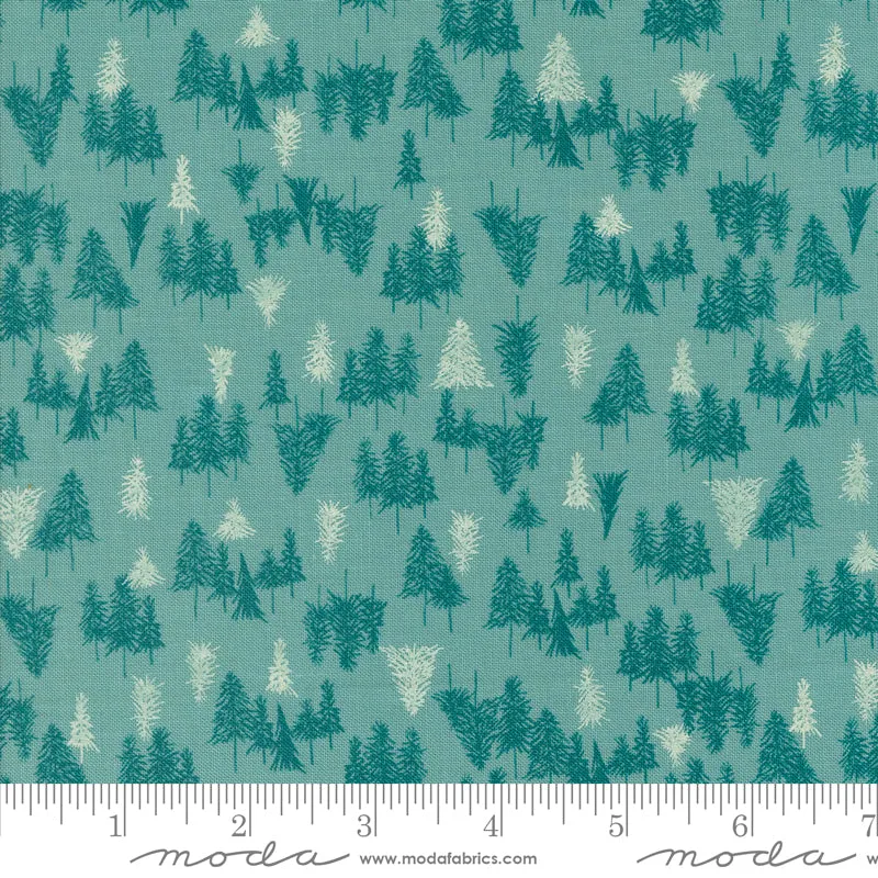 Cozy Wonderland - Tree Farm in Frost - 45594 16 - Half Yard