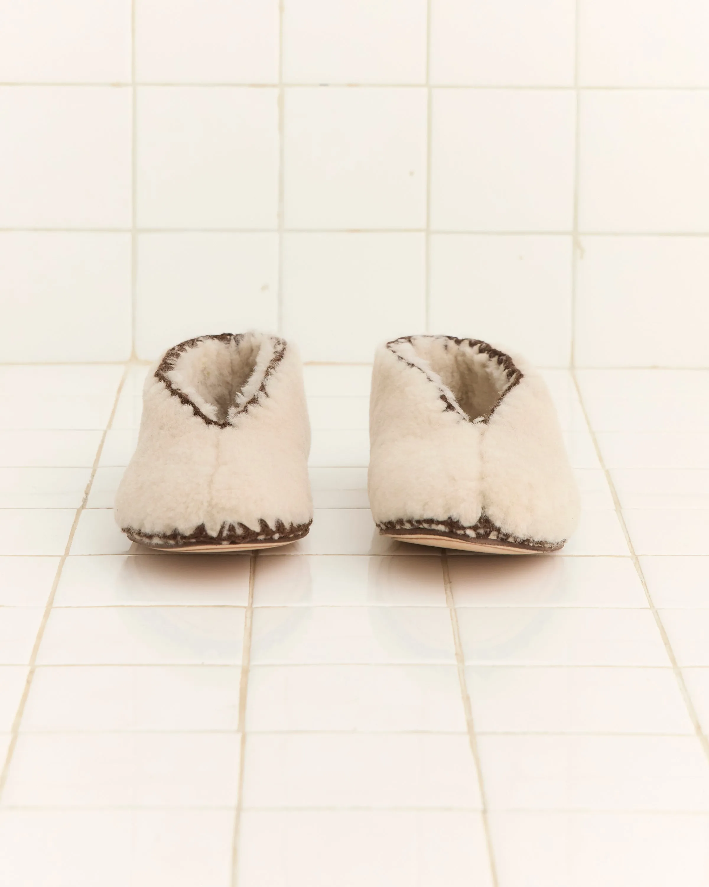 Cream Greco Shearling Shoe