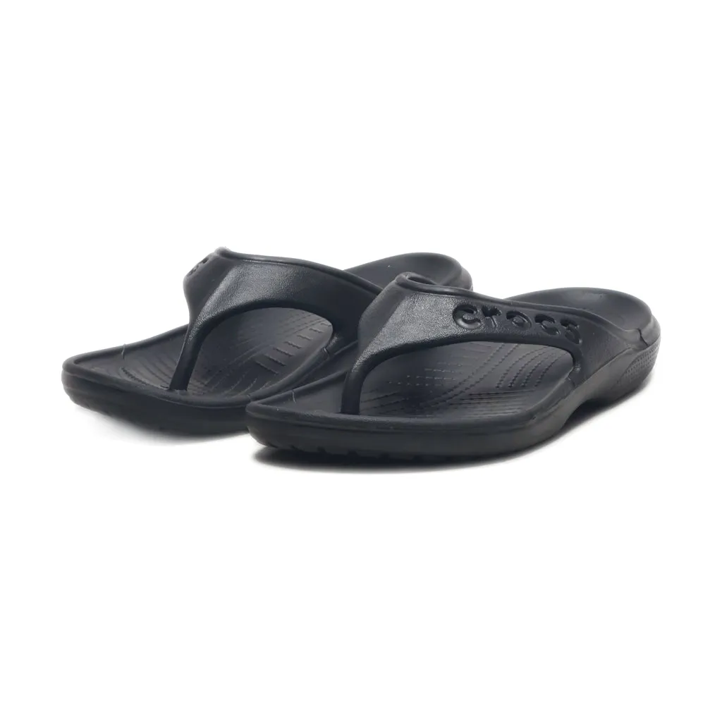 Crocs Baya Slippers Rubber Black Colour For Men