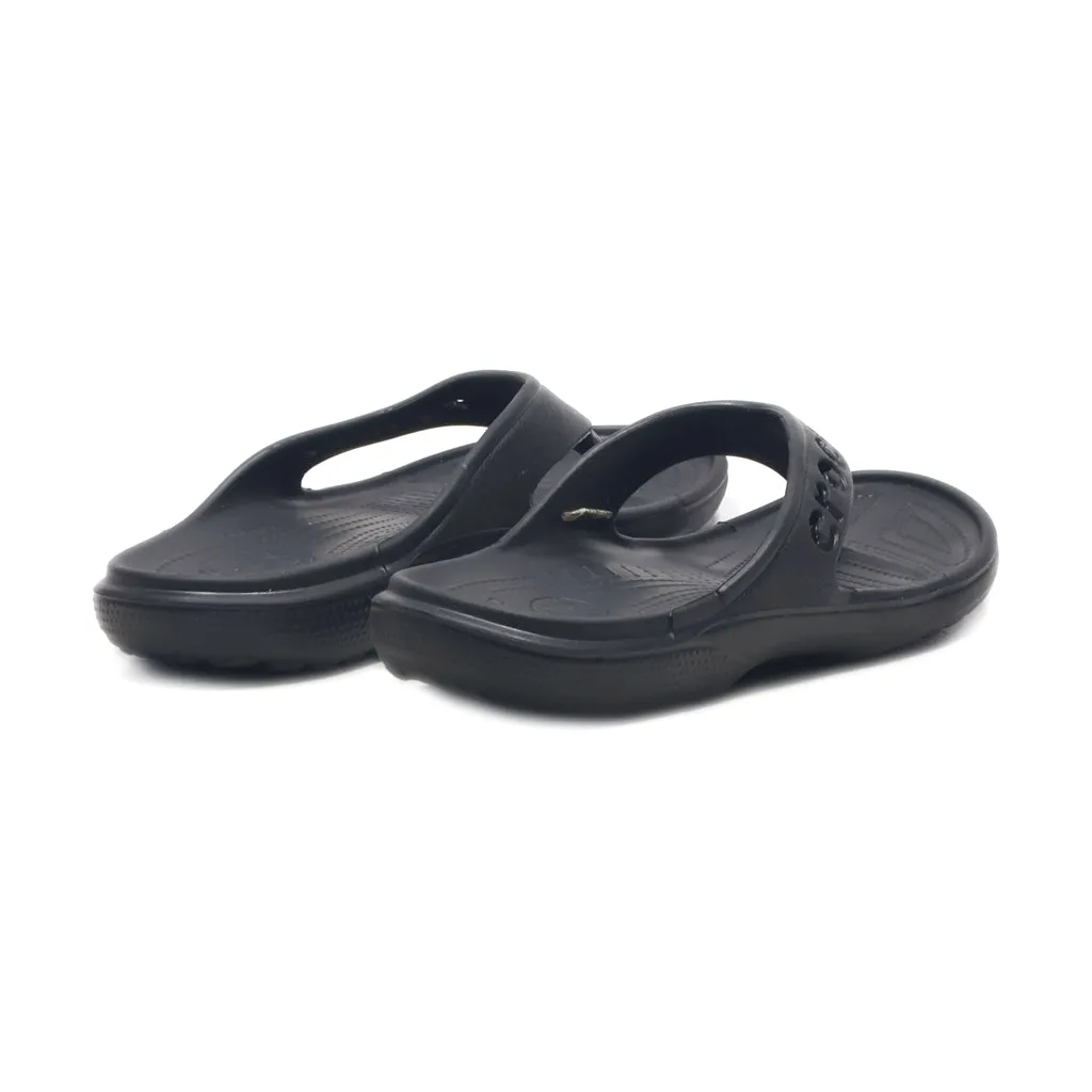 Crocs Baya Slippers Rubber Black Colour For Men