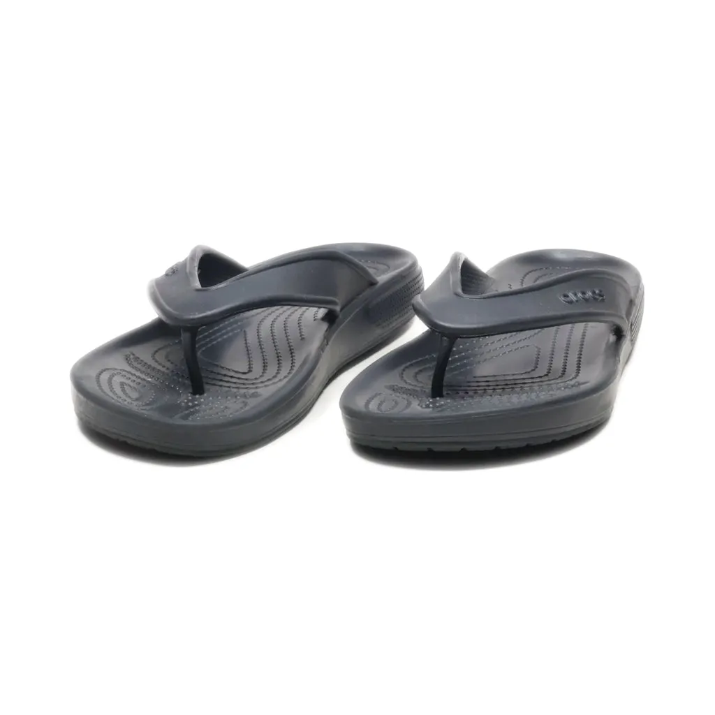 Crocs Classic Ii Flip Slippers Eva Black Colour For Women