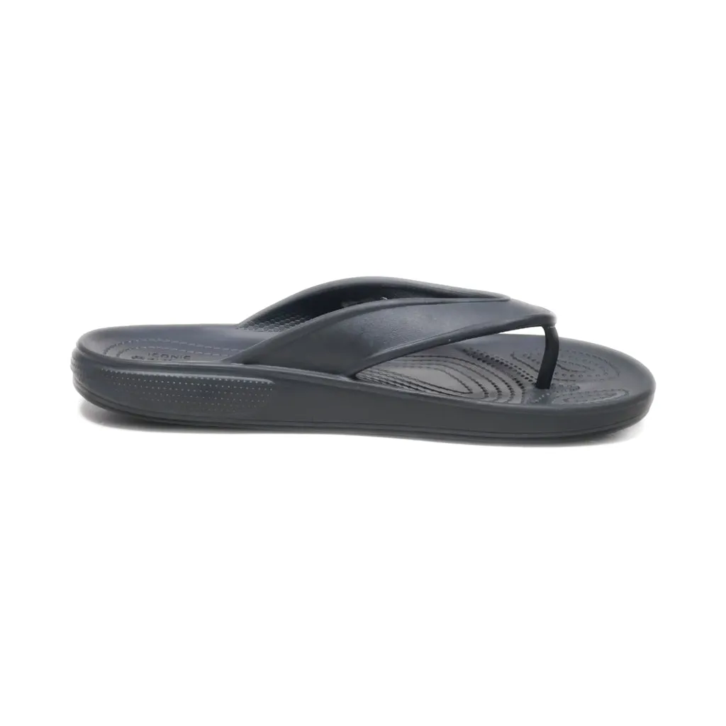 Crocs Classic Ii Flip Slippers Eva Black Colour For Women