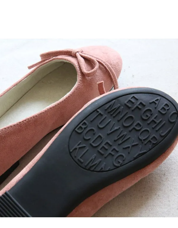 Cute Bowknot Soft Comfortable Flat Shoes