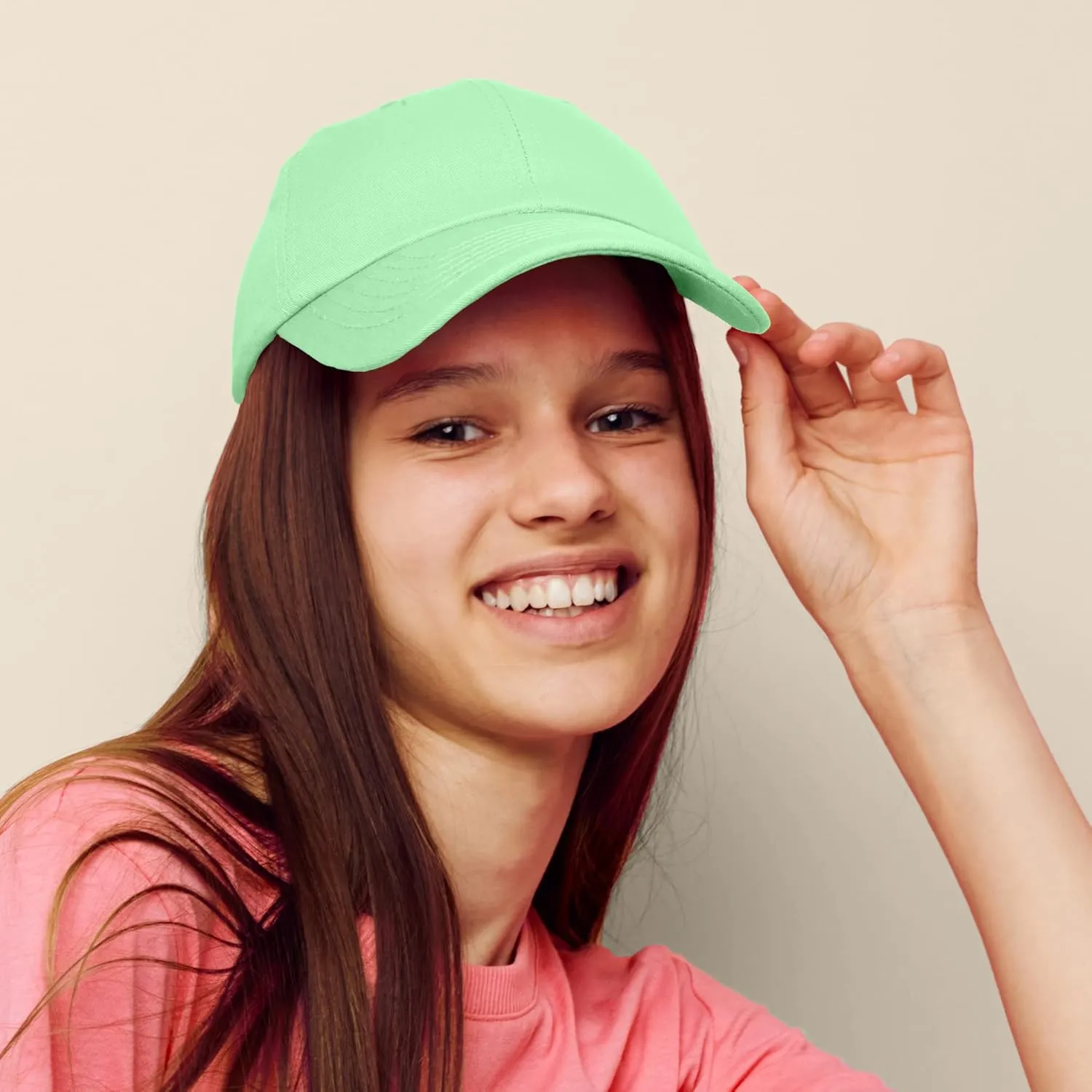DALIX Womens Cap Adjustable Hat 100% Cotton Black White Gold Lavender Blue Pink Lime Green Hot Pink