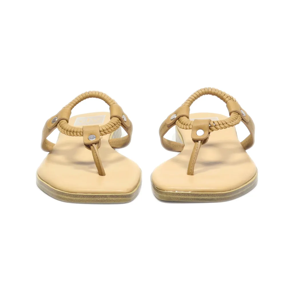 Dolce Vita Mecca Slippers Leather Beige Colour For Women