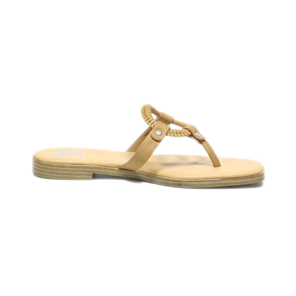 Dolce Vita Mecca Slippers Leather Beige Colour For Women