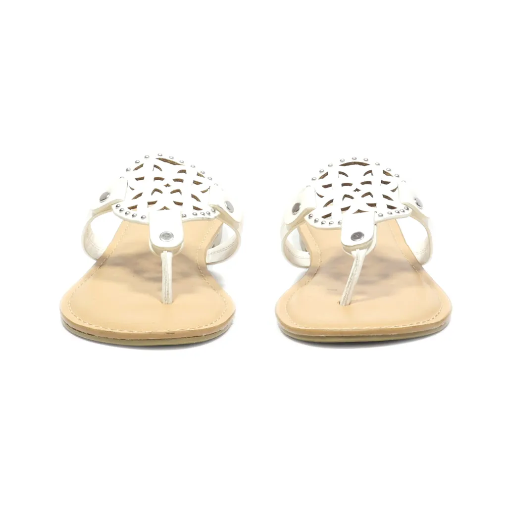 Dolce Vita Slippers Leather Beige Colour For Women