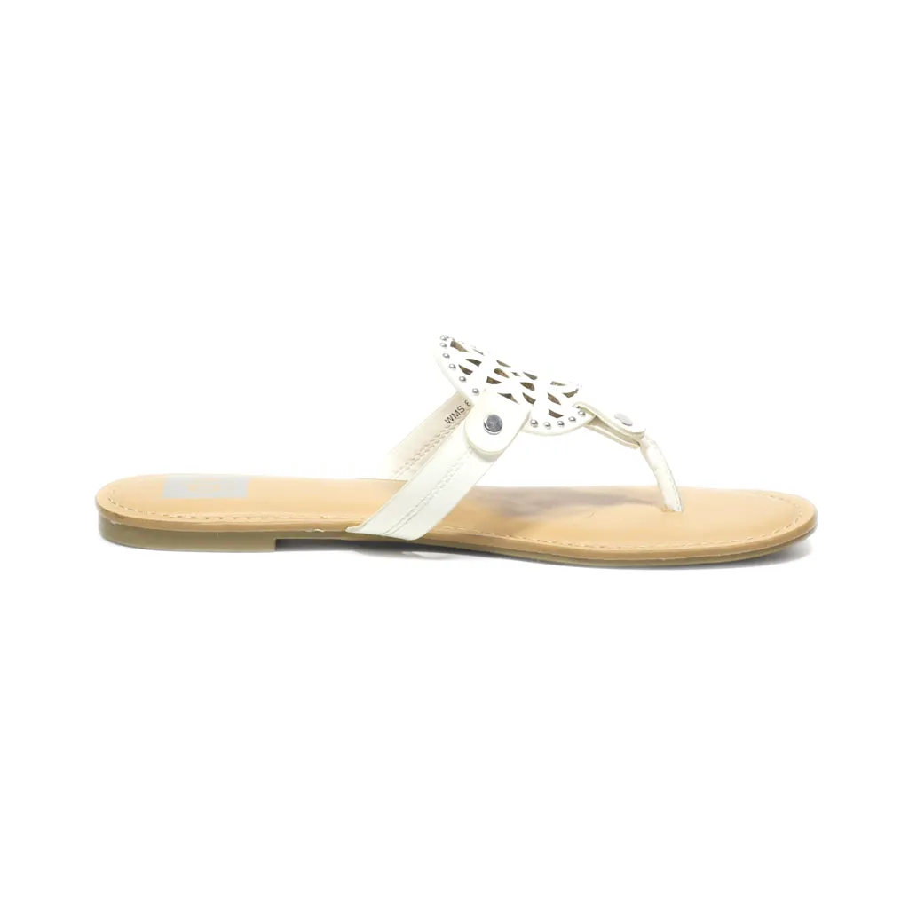 Dolce Vita Slippers Leather Beige Colour For Women