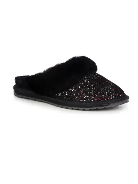 Emu Australia T Jolie Galaxy Sheepskin Slippers Black W12588