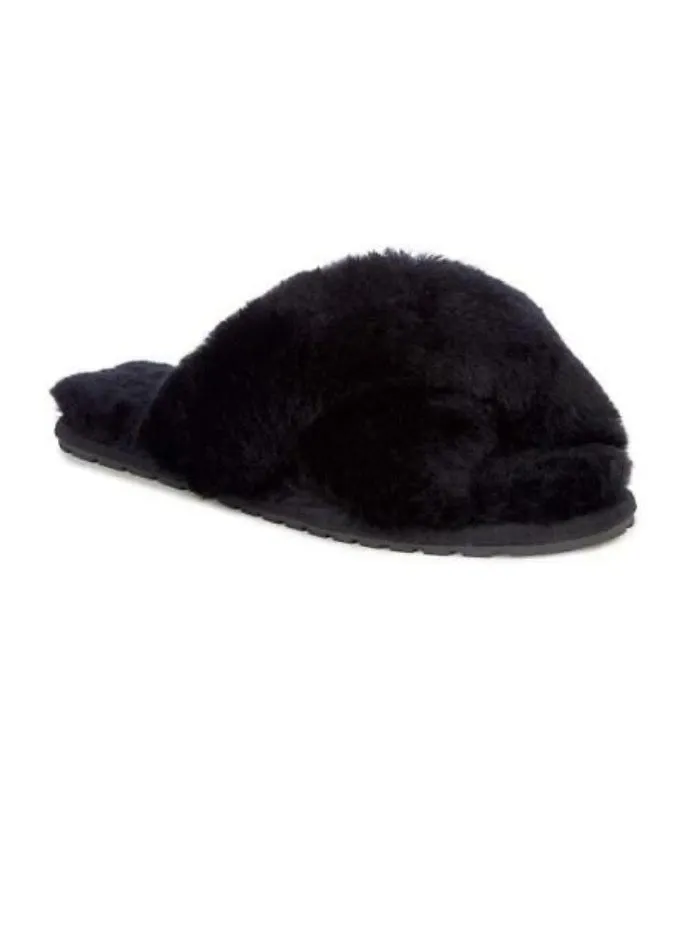 Emu Australia T Mayberry Sheepskin Slippers Black W11573