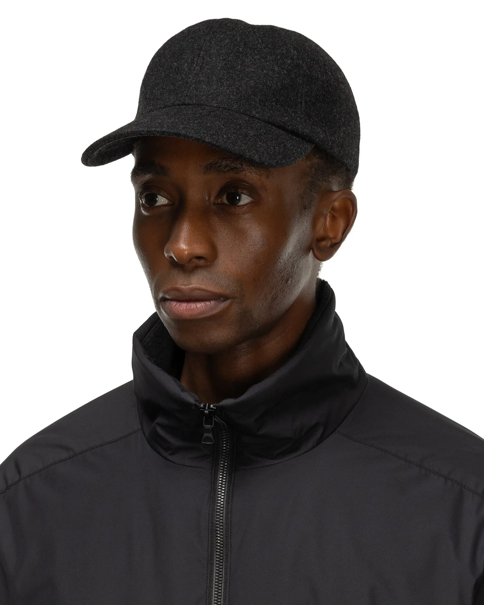 Field Cap - Loro Piana Storm System® Wool Charcoal