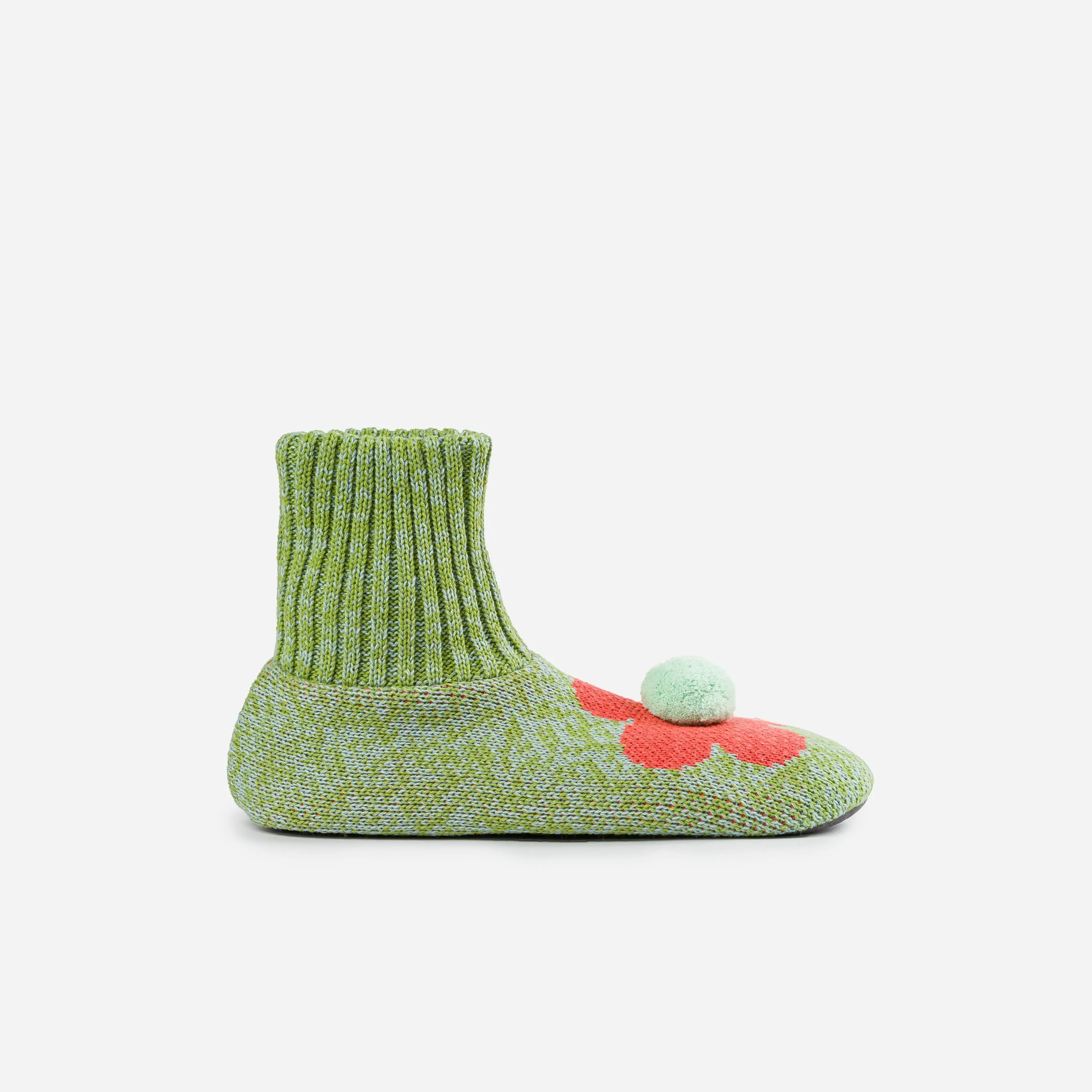 Flower Knit Sock Slippers