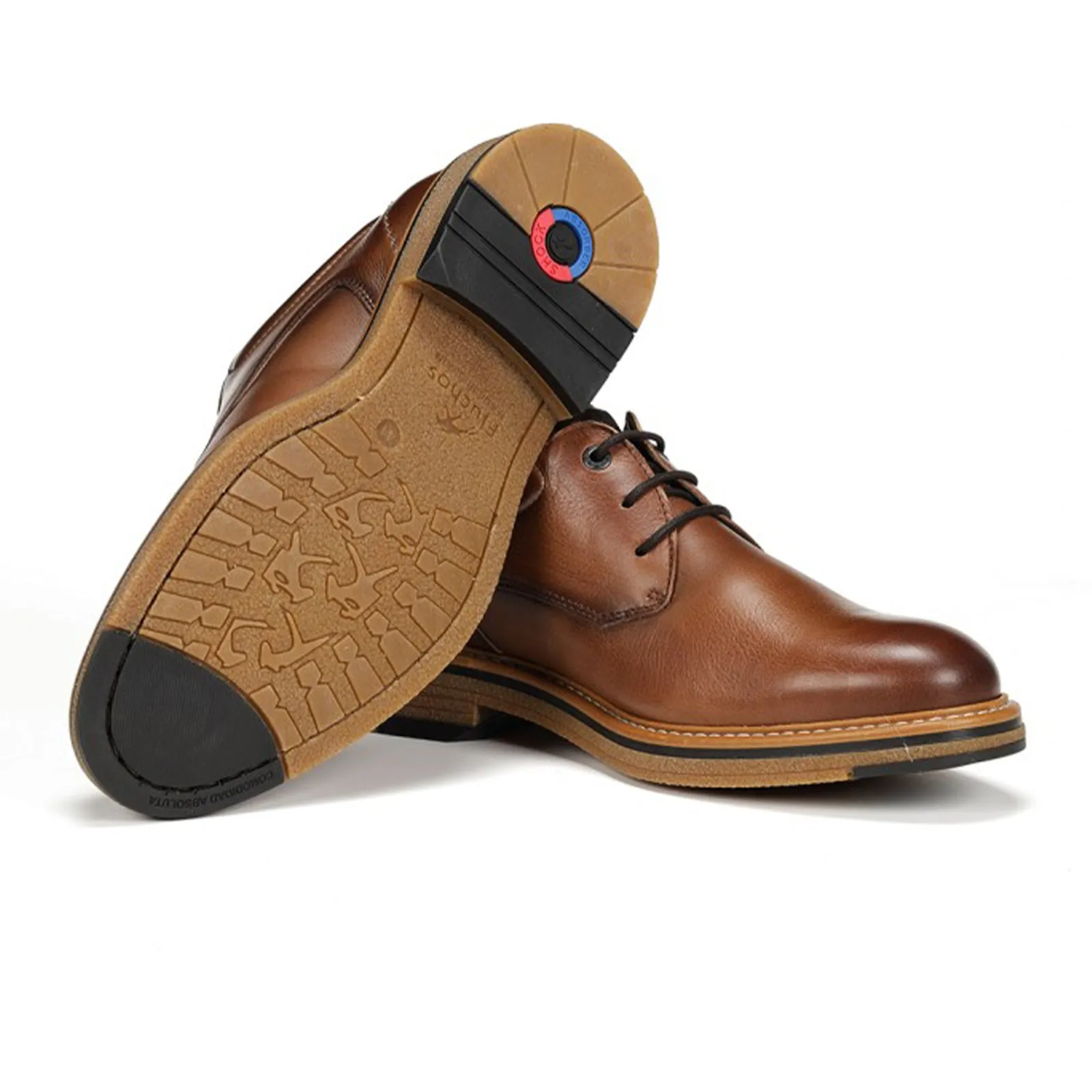 Fluchos Kasper F1819 Oxford (Men) - Camel