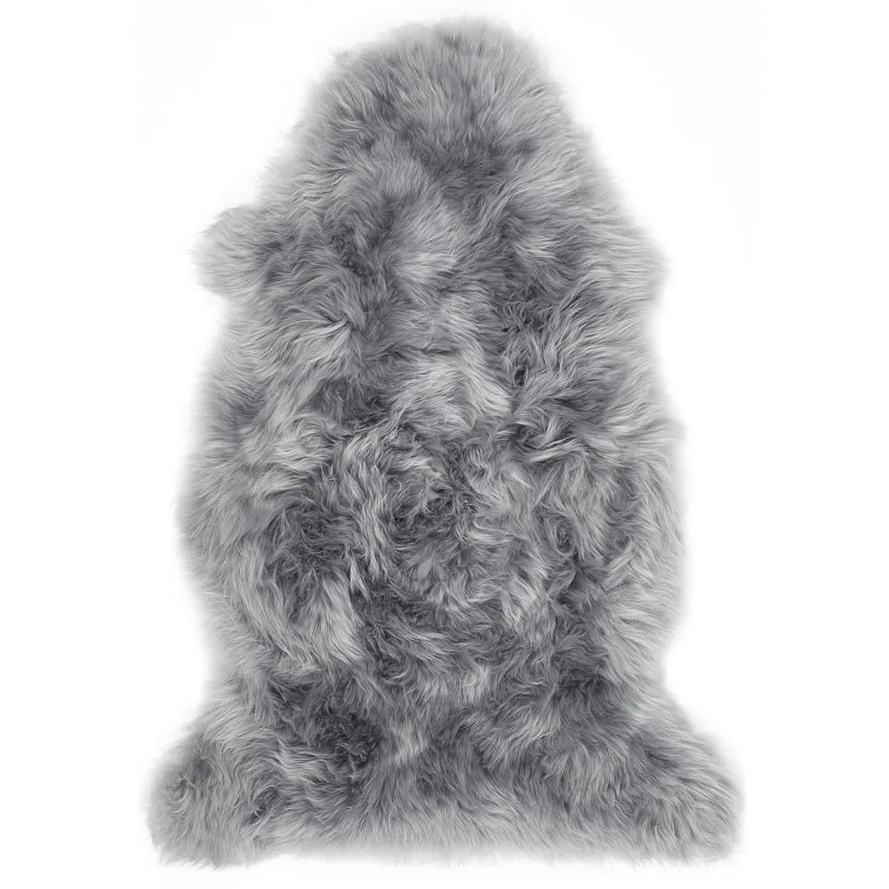 Genuine Sheepskin Rug Grey
