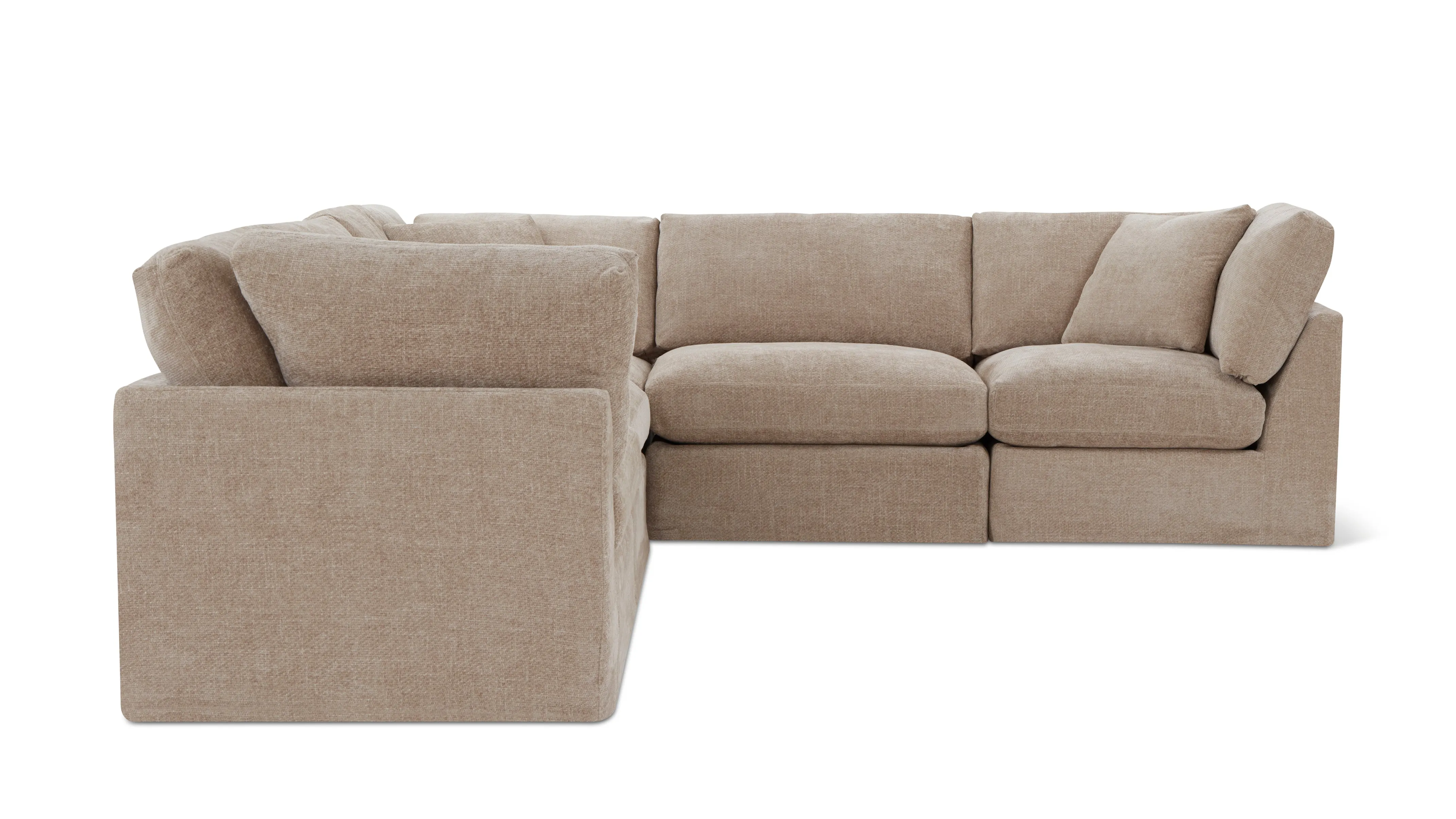 Get Together™ 5-Piece Modular Sectional Closed, Standard, Champagne