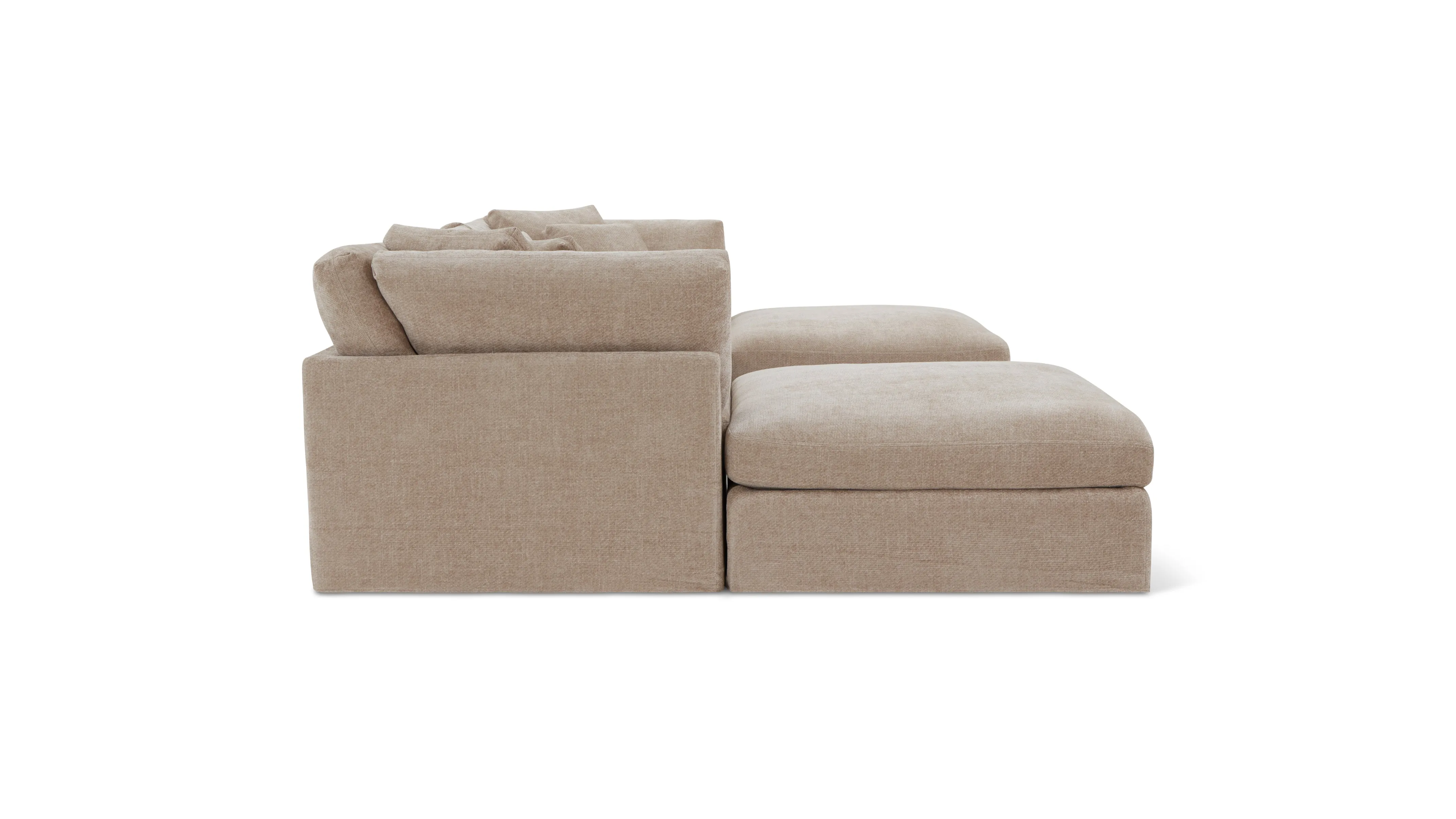 Get Together™ 5-Piece Modular U-Shaped Sectional, Large, Champagne