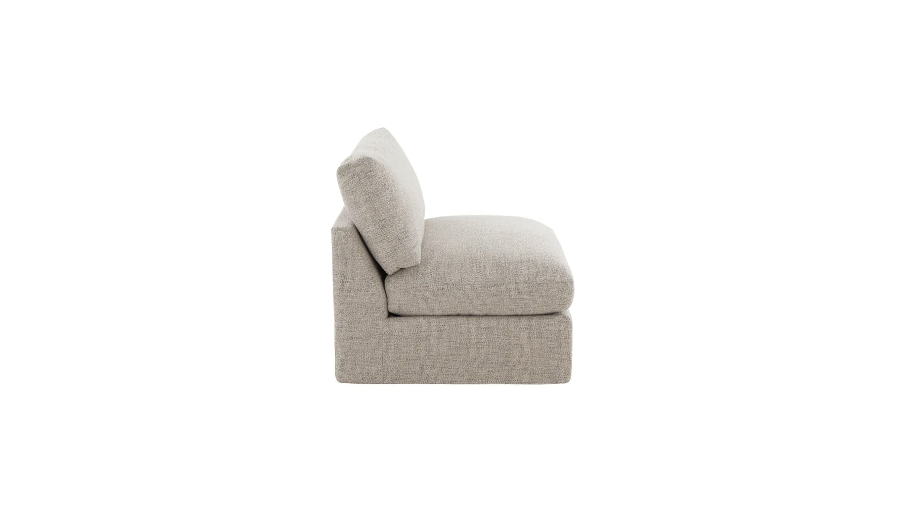 Get Together™ Armless Chair, Standard, Oatmeal