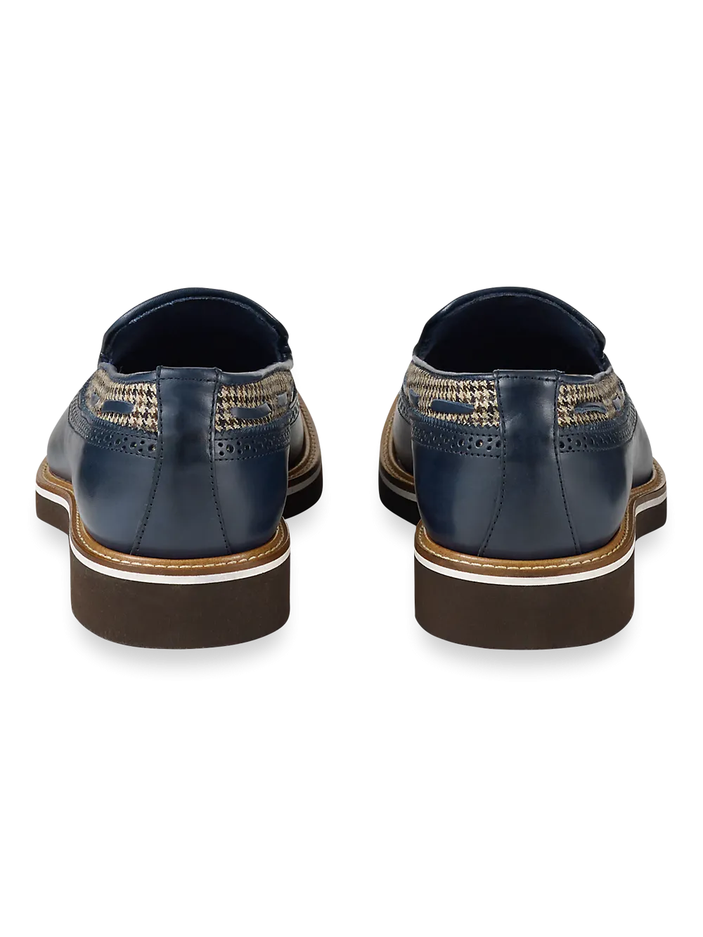 Hampden Tassel Loafer - Navy Multi