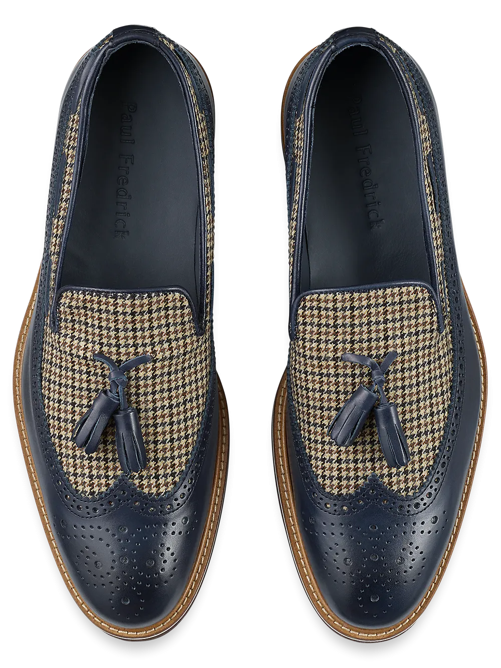 Hampden Tassel Loafer - Navy Multi