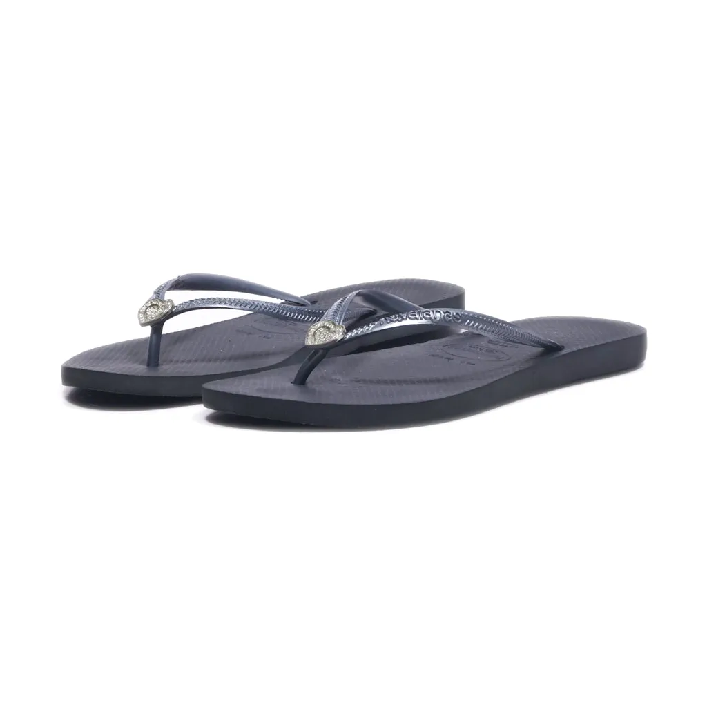 Havaianas Slim Slippers Eva Black Colour For Women