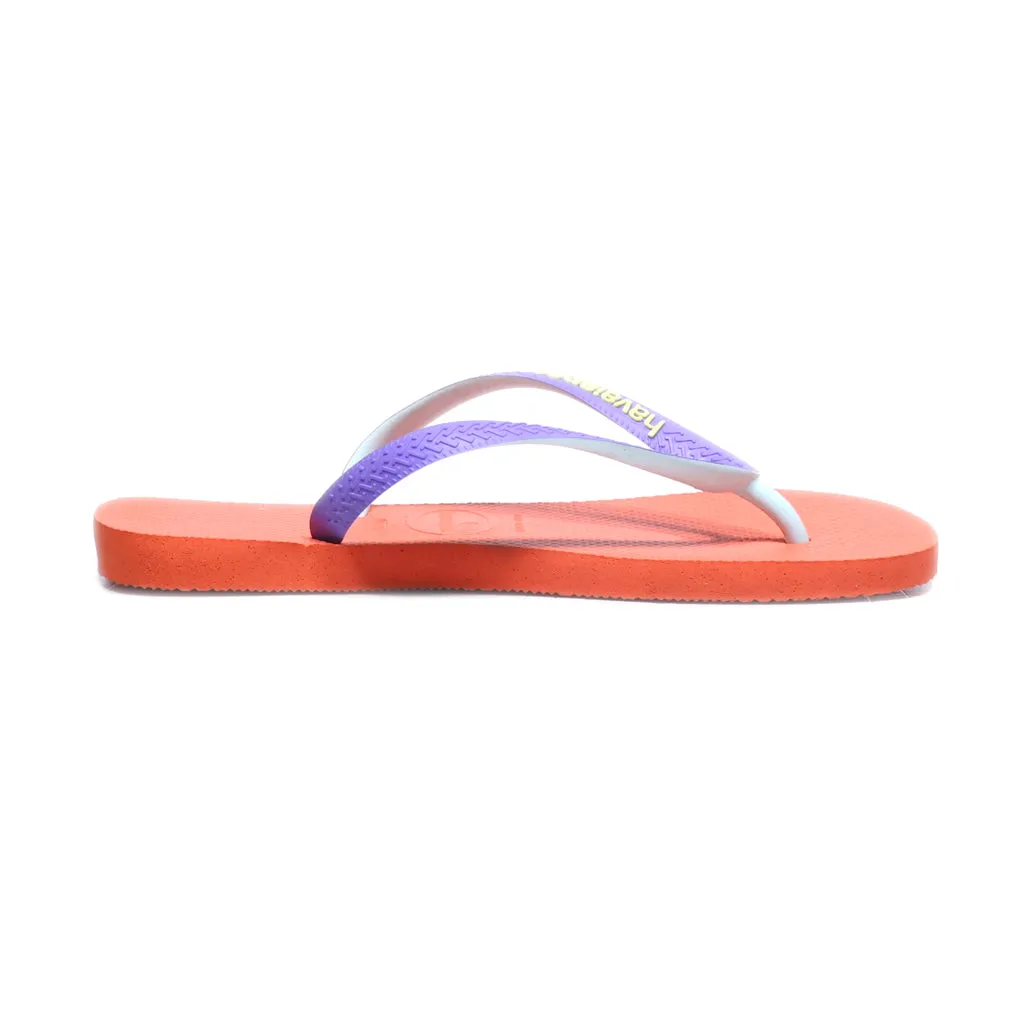Havaianas Slippers Eva Orange Colour For Women