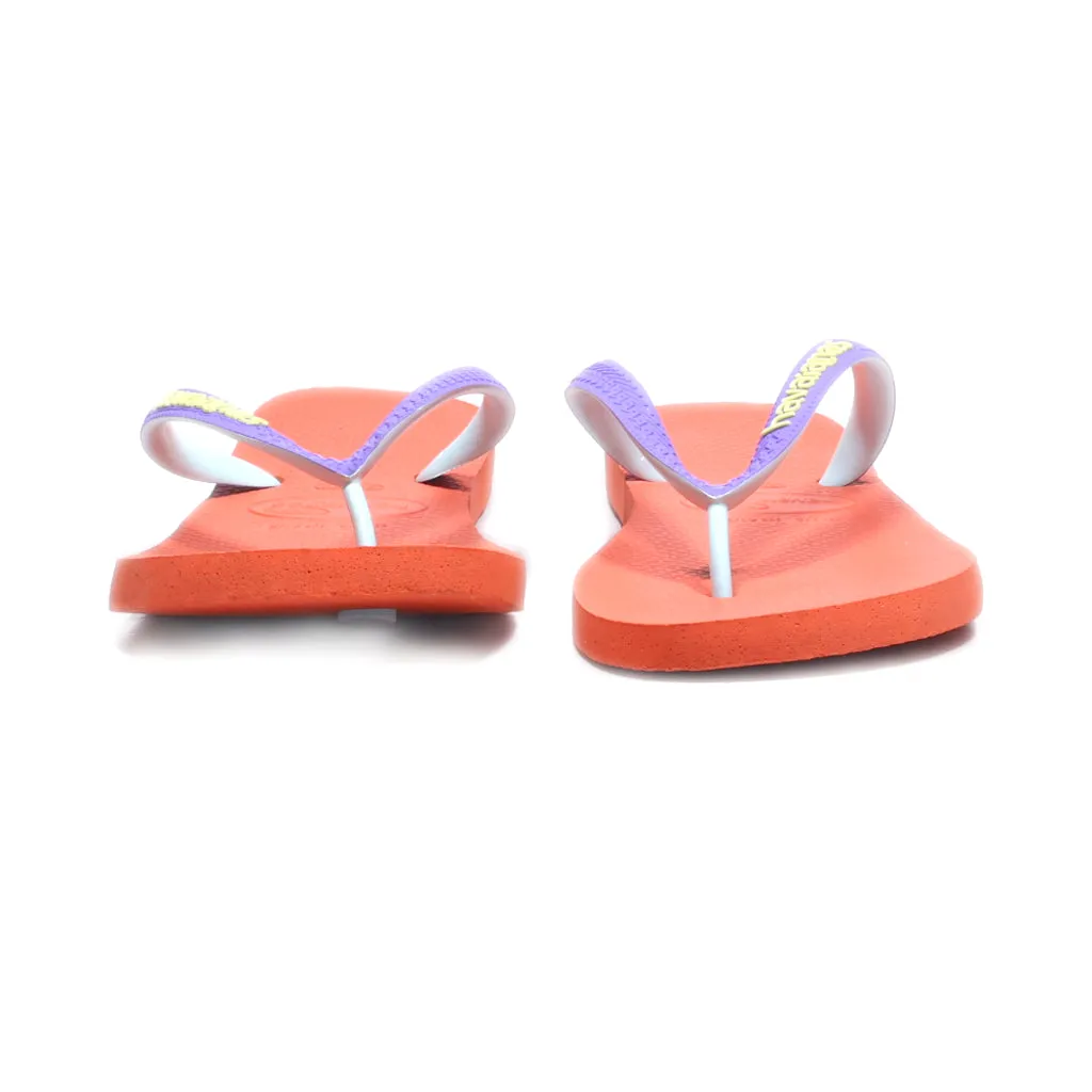 Havaianas Slippers Eva Orange Colour For Women