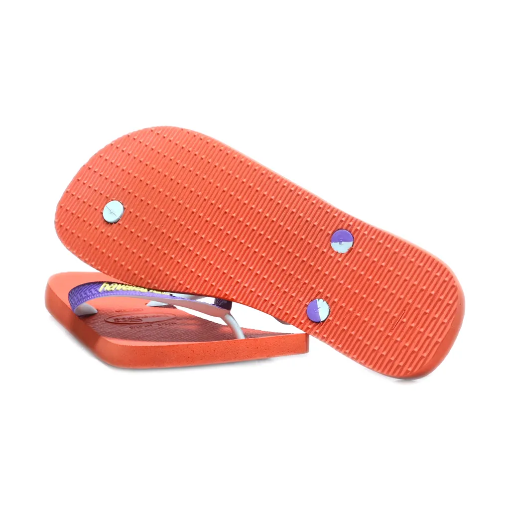Havaianas Slippers Eva Orange Colour For Women