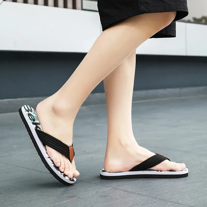 Hnzxzm New Cool Youth Flip Flops Casual Men Swimming Water Sandals Comfortable Mens Popular Seaside Water Slippers Water Slides