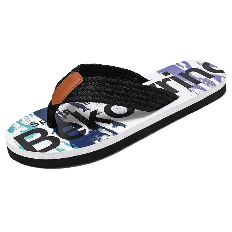 Hnzxzm New Cool Youth Flip Flops Casual Men Swimming Water Sandals Comfortable Mens Popular Seaside Water Slippers Water Slides