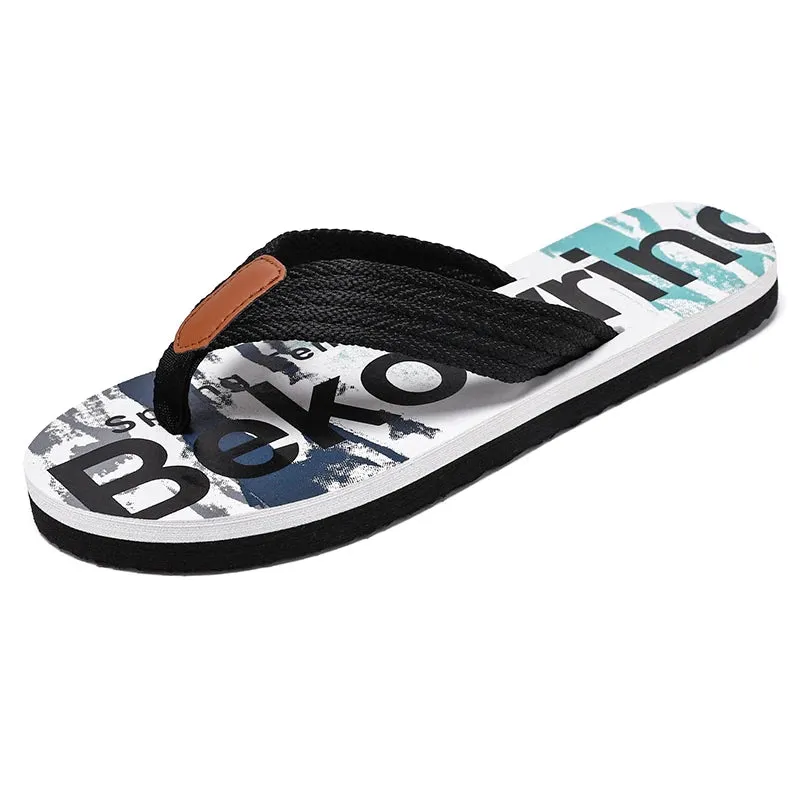 Hnzxzm New Cool Youth Flip Flops Casual Men Swimming Water Sandals Comfortable Mens Popular Seaside Water Slippers Water Slides